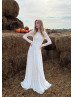 Long Sleeves Ivory Lace Unique Wedding Dress Long Sleeves Ivory Lace Unique Wedding Dress